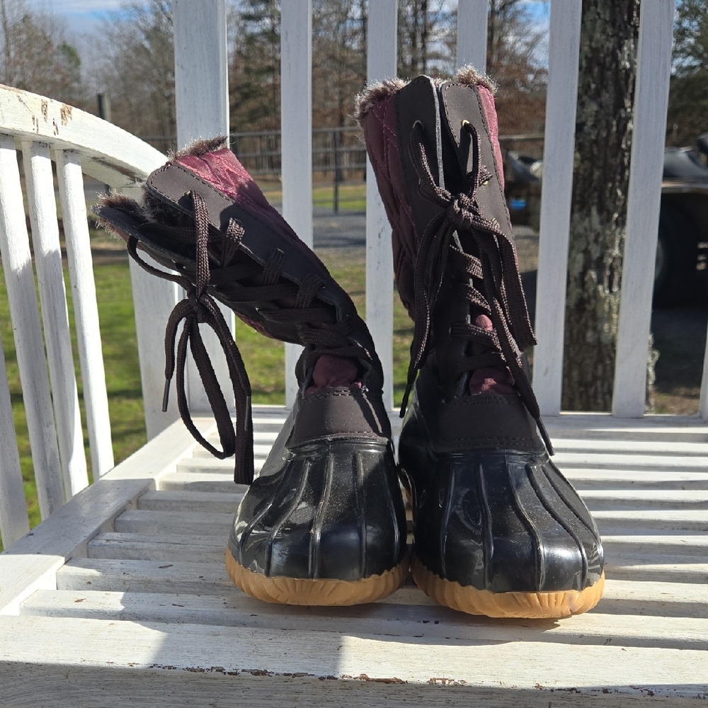Magellan Outdoors Black and Brown Winter Boots